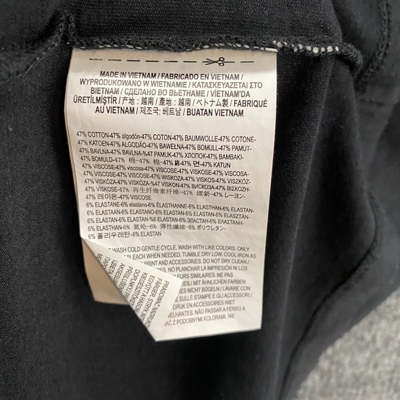 VANS Dress Womens XS Tank Black Shift Scoop Neck Sleeveless Lagenlook Casual - Picture 9 of 11